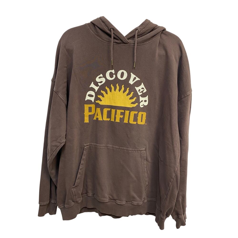 PACIFICO Discover Pacifico Clara Hoody Sweatshirt XXL Chocolate Brown Beach Bum